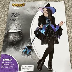 Mystic Witch Halloween Costume for Girls Size M(8-10)
